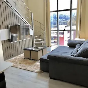 Casa de Férias Saint Sebastian Flat 615 - Com Hidro! Ate 4 Pessoas, Duplex, No Centro, Jaraguá do Sul
